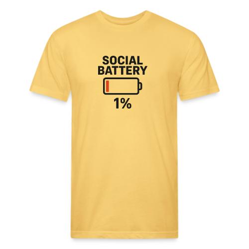 Social battery 1 percent - Unisex Poly/Cotton T-Shirt