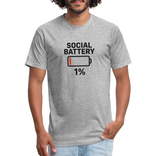 Social battery 1 percent - Unisex Poly/Cotton T-Shirt