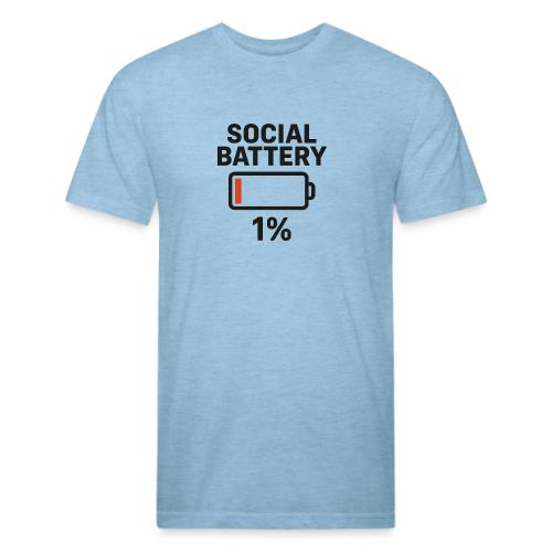 Social battery 1 percent - Unisex Poly/Cotton T-Shirt