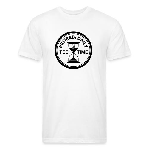 Retired Daily Tee Time - Senior Golfer Gag Gift - Unisex Poly/Cotton T-Shirt