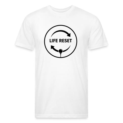 Life Reset - Golf Mulligan Gift Tee for Men - Unisex Poly/Cotton T-Shirt
