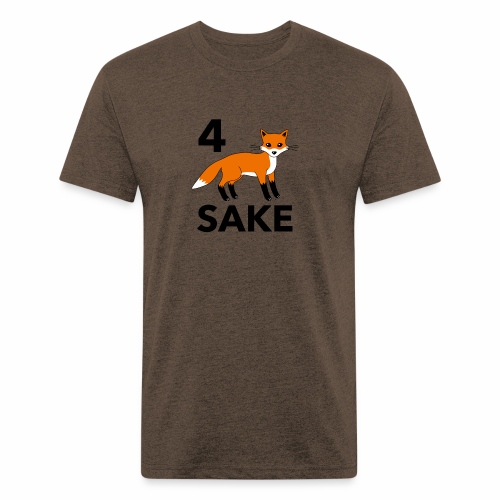 4 fox sake - Men’s Fitted Poly/Cotton T-Shirt