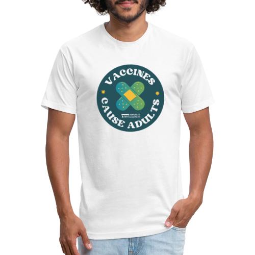 Vaccines Cause Adults_Bandage - Unisex Poly/Cotton T-Shirt
