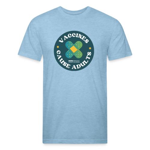 Vaccines Cause Adults_Bandage - Unisex Poly/Cotton T-Shirt