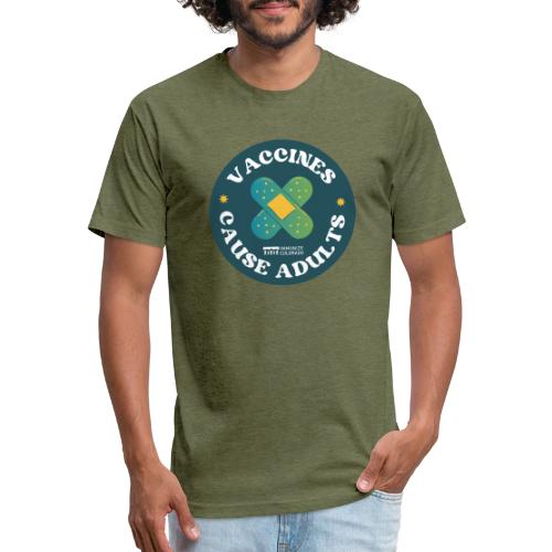 Vaccines Cause Adults_Bandage - Unisex Poly/Cotton T-Shirt