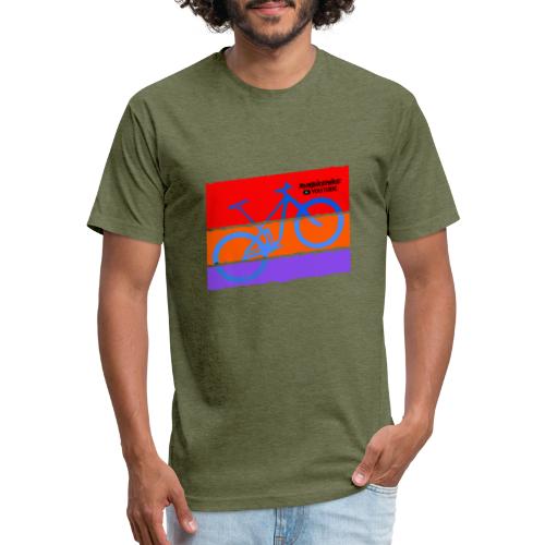 Retro MTB - Fitted Cotton/Poly T-Shirt by Next Level