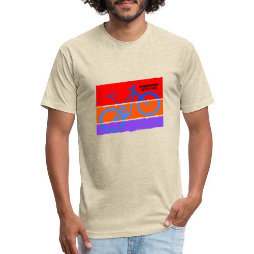 Retro MTB - Fitted Cotton/Poly T-Shirt by Next Level