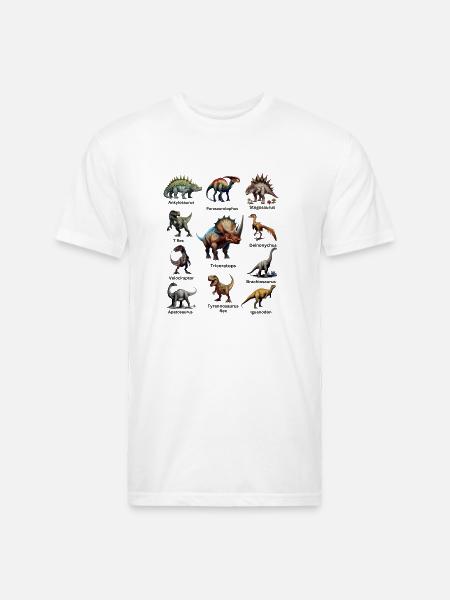 Prehistoric Ancient - Unisex Poly/Cotton T-Shirt - white