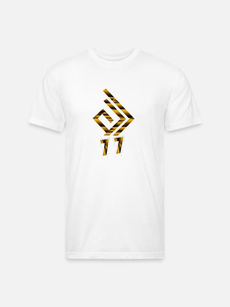 golden retriever - Unisex Poly/Cotton T-Shirt - white