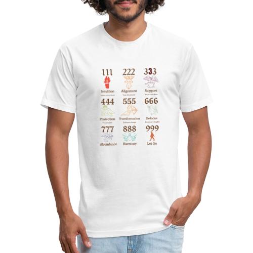 Mystic Angel Numbers Spiritual Symbols on Gildan - Unisex Poly/Cotton T-Shirt
