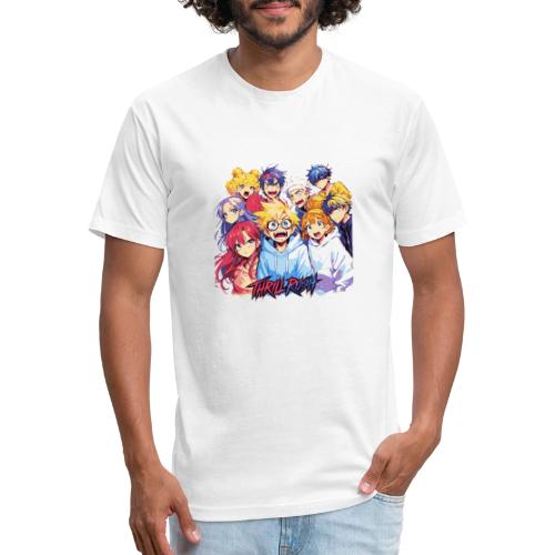 Thrill Rush Anime Squad Streetwear - Unisex Poly/Cotton T-Shirt
