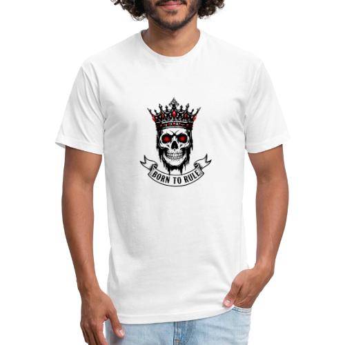 Born to Rule Skull King - Unisex Poly/Cotton T-Shirt