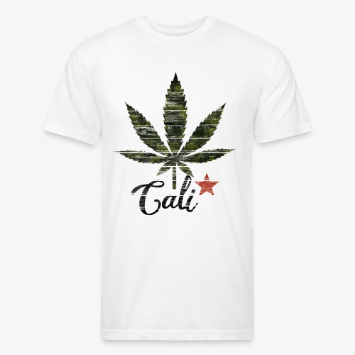 CaliStar.png - Men’s Fitted Poly/Cotton T-Shirt