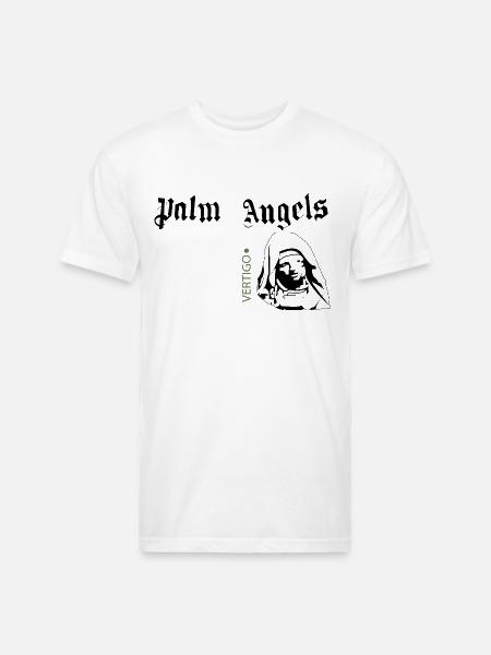 "VERTIGO ONE" - Unisex Poly/Cotton T-Shirt - white