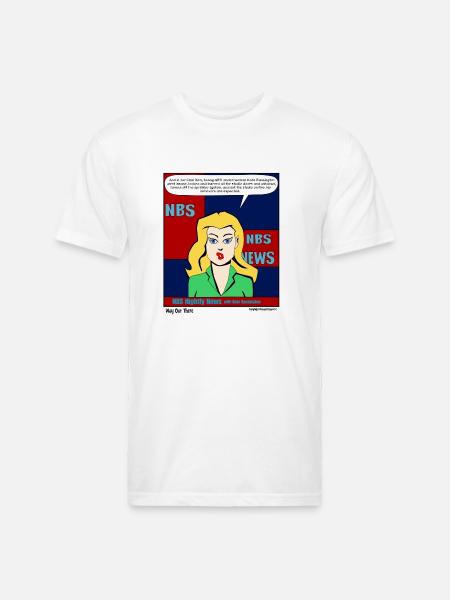 Way Out There - Unisex Poly/Cotton T-Shirt - white