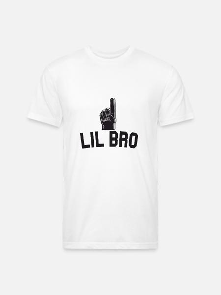 lil bro - Unisex Poly/Cotton T-Shirt - white