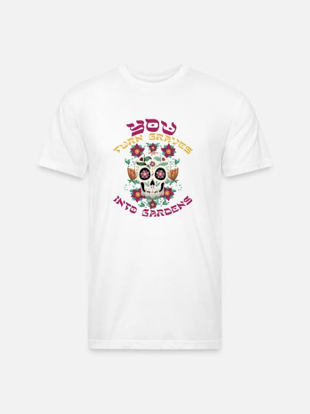 Graves Into Gardens - Unisex Poly/Cotton T-Shirt - white