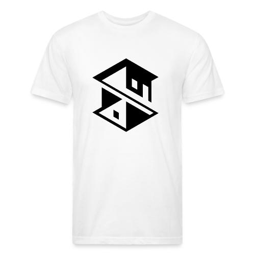 Unreal Estate Records Logo Black - Unisex Poly/Cotton T-Shirt