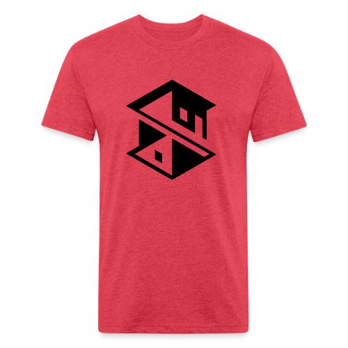 Unreal Estate Records Logo Black - Unisex Poly/Cotton T-Shirt