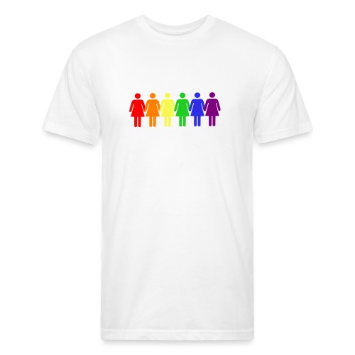 LGBT - Men’s Fitted Poly/Cotton T-Shirt