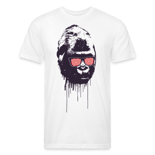 xray gorilla - Men’s Fitted Poly/Cotton T-Shirt
