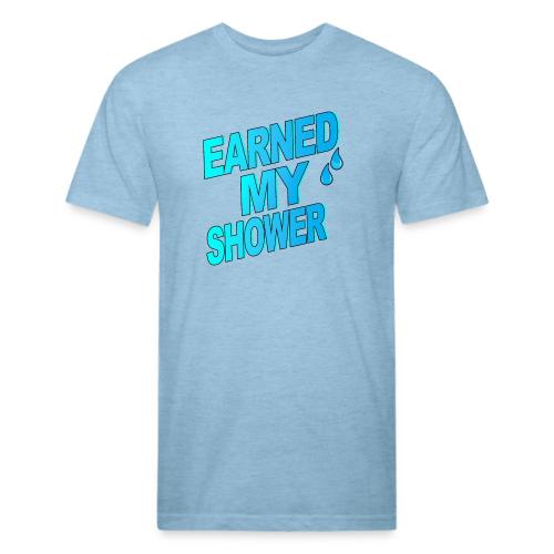 EARNED MY SHOWER - Unisex Poly/Cotton T-Shirt