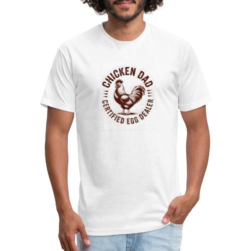 Chicken Dad – Certified Egg Dealer - Unisex Poly/Cotton T-Shirt