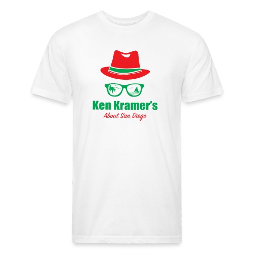 Happy Holidays 2019 - Men’s Fitted Poly/Cotton T-Shirt