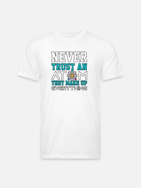 Make Up Everything Chemistry - Unisex Poly/Cotton T-Shirt - white