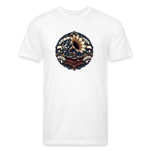 Ornate Phonograph T-Shirt - Unisex Poly/Cotton T-Shirt