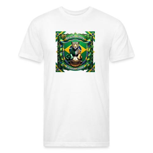 Brazil Jaguar Glory T-Shirt, Flag Pride Badge Gift - Unisex Poly/Cotton T-Shirt