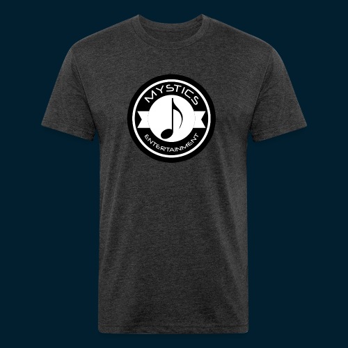 mystics_ent_black_logo - Men’s Fitted Poly/Cotton T-Shirt