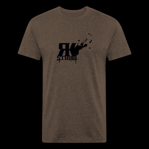 RKStudio Black Version - Men’s Fitted Poly/Cotton T-Shirt