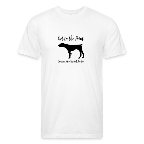 GSP. Get to the Point. - Men’s Fitted Poly/Cotton T-Shirt
