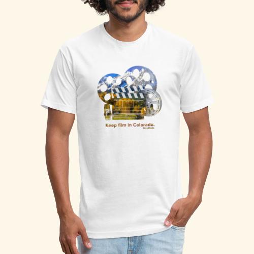 Keep Film in Colorado - Fitted Cotton/Poly T-Shirt by Next Level