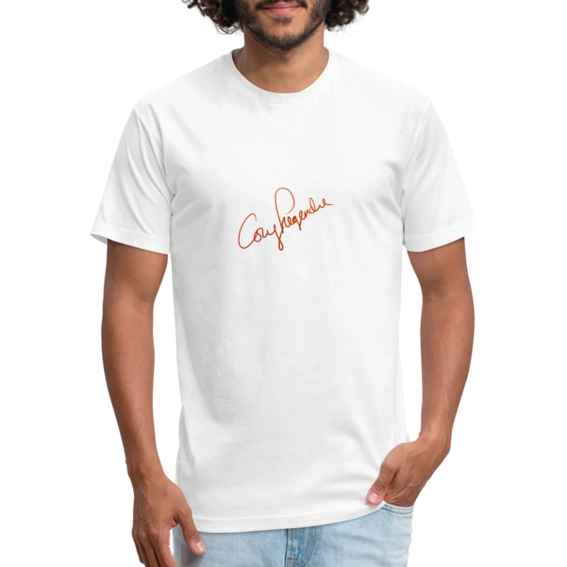 Cory Legendre (Red Signature) - Fitted Cotton/Poly T-Shirt by Next Level