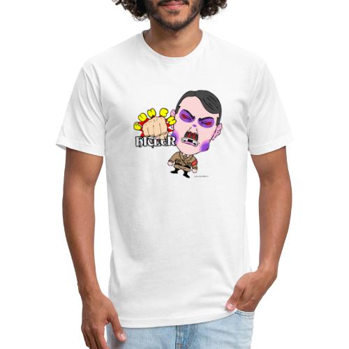 Punch Hitler! - Fitted Cotton/Poly T-Shirt by Next Level