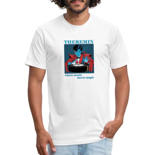 Theremin - Music is Magic - Men’s Fitted Poly/Cotton T-Shirt