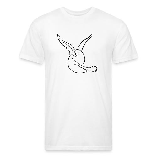 EMBRACED_TURTLEDOVES - Unisex Poly/Cotton T-Shirt