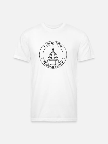 Madison Foodie Capitol - Black - Unisex Poly/Cotton T-Shirt - white