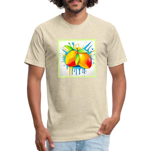 Mango Splash of Color - Unisex Poly/Cotton T-Shirt