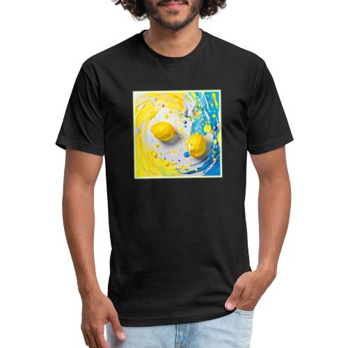 Lemons in a Splash - Unisex Poly/Cotton T-Shirt