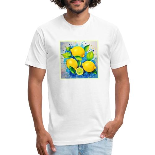 Lemons Splash of Color - Unisex Poly/Cotton T-Shirt