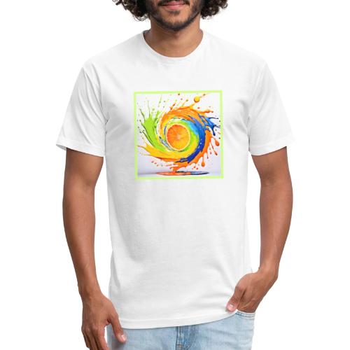 Citrus Splash of Color Design - Unisex Poly/Cotton T-Shirt