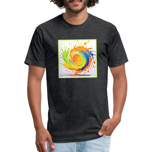 Citrus Splash of Color Design - Unisex Poly/Cotton T-Shirt