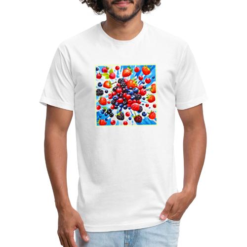 Colorful Berry Fiesta Design - Unisex Poly/Cotton T-Shirt