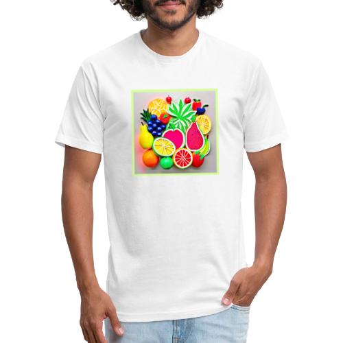 Colorful Fruit Pop Art - Unisex Poly/Cotton T-Shirt