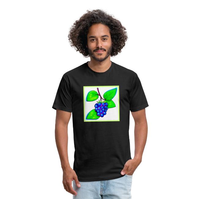 Vibrant Blueberry Pop Art