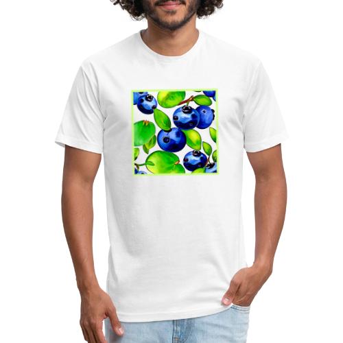 Fresh Blueberry Art - Unisex Poly/Cotton T-Shirt