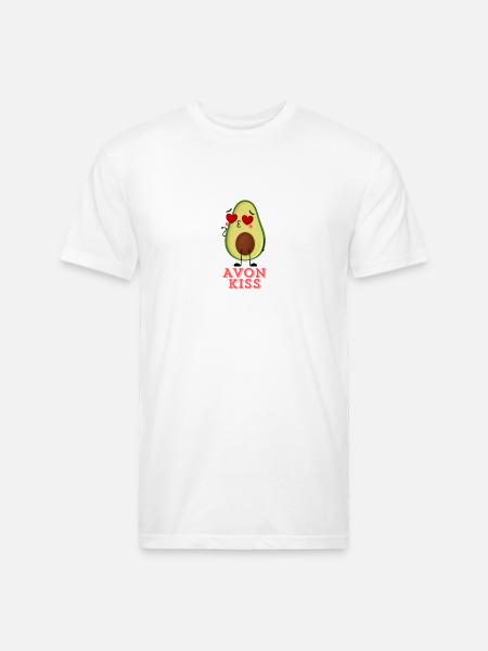 Avo LOVe - Unisex Poly/Cotton T-Shirt - white